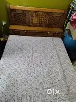 Double bed and mattress