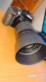 Nikon D-4000 camera with lens, bag , memory card , and branded battery