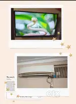 1.5 Ton Inverter Split AC (5 Star Rating) & 32 Inch Smart LED Tv