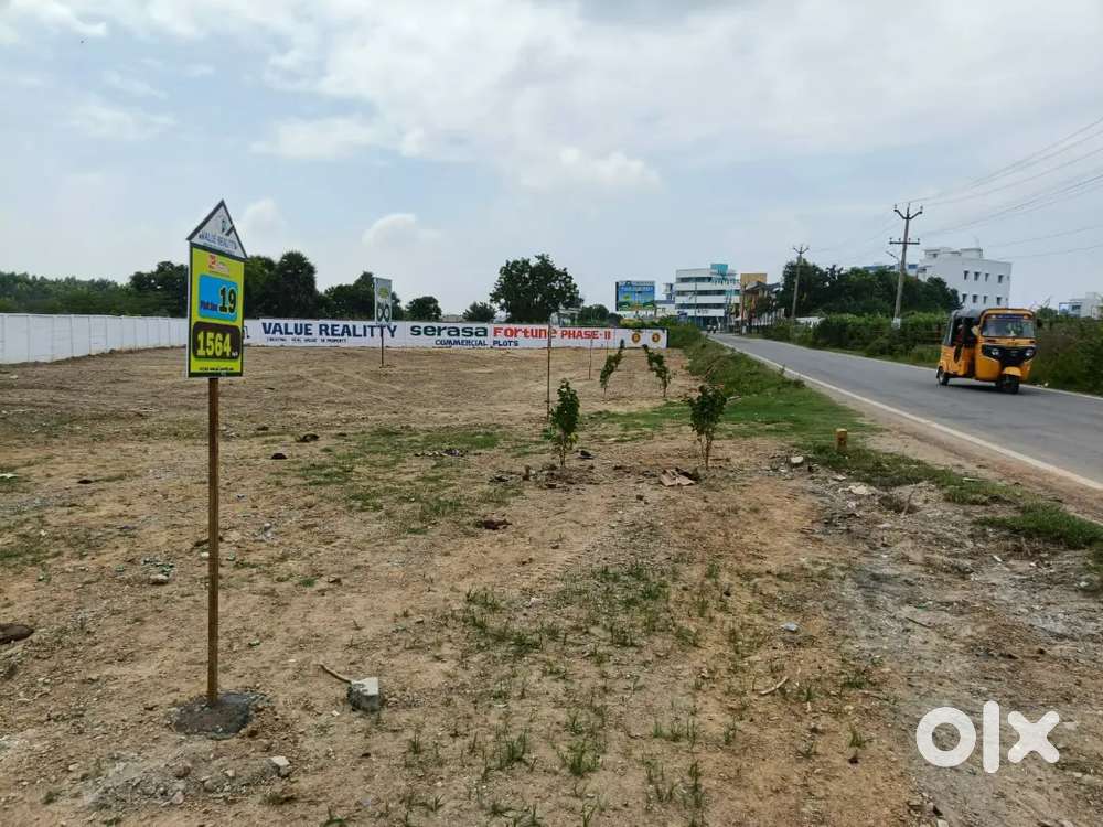 #COMMERCIAL LAND FOR SALES @ MANNIVAKKAM CMDA+RERA NEW APPROVED PLOTS