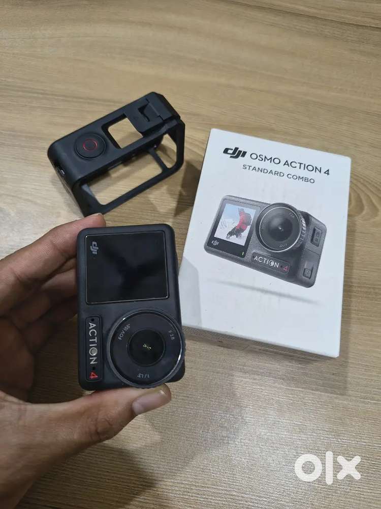 DJI Osmo Action 4 Standard Combo with box in excellent condition