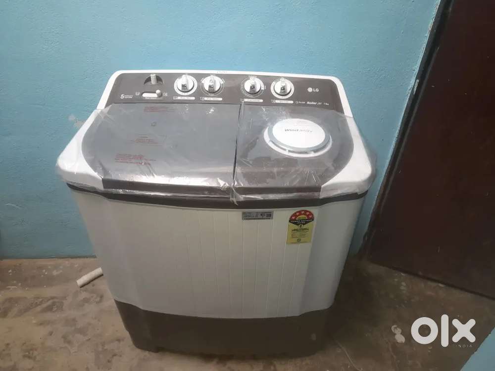 Lg washing machine semi automatic 7.5 kg brand new just 30days old