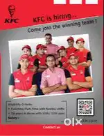 Team members job at KFC Gajuwaka