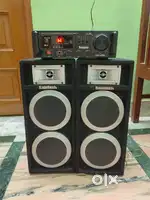 2 sound system Santosh and 1 amplifier machine