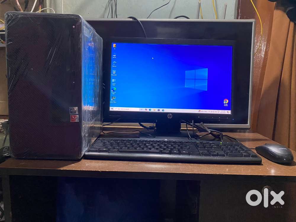 HP Desktop PC (Ryzen 3 2200G  16GB RAM  SSD + HDD  Windows 10 Pro)
