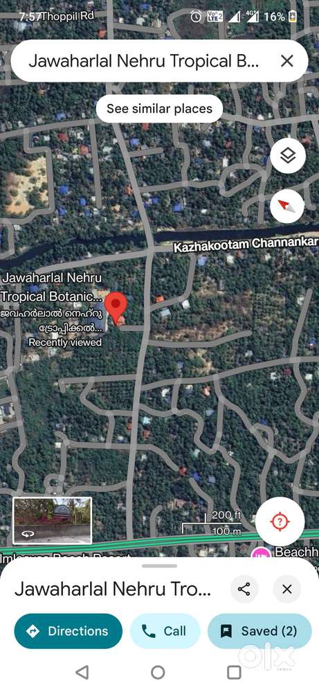 Urgent sale of 8.1 cent gated plot at puthenthope