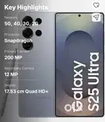 Samsung S25 Ultra 256 GB