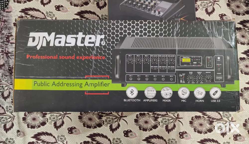 DJ Master 300watt Amplifier and Ahuja mixer Good Condition