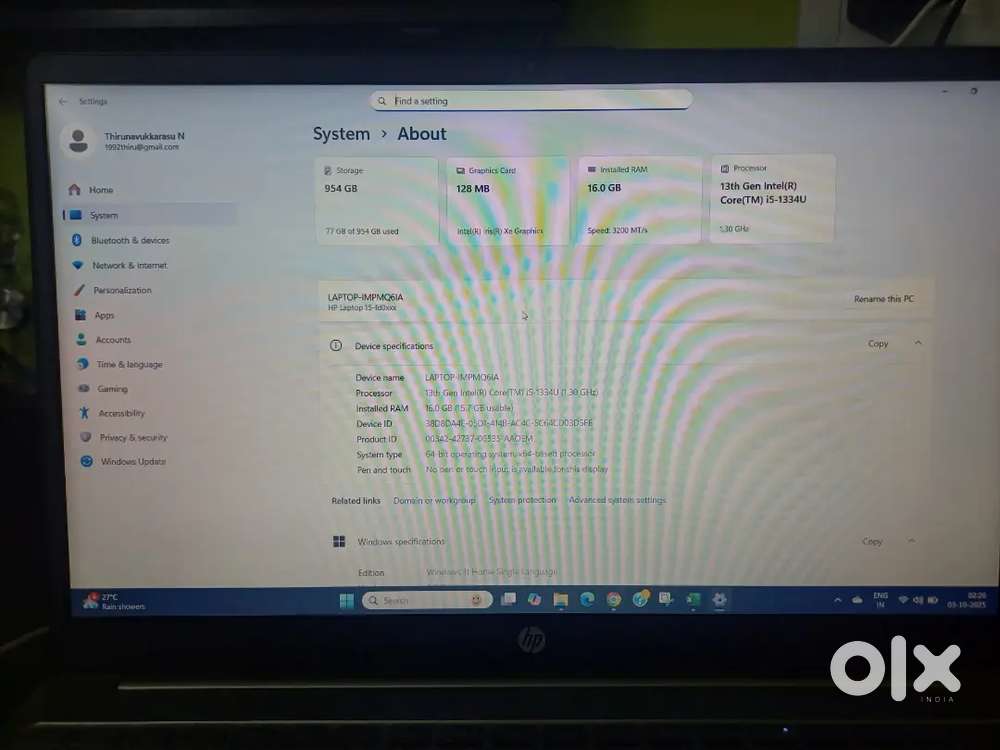 HP Laptop new