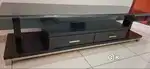 Glass Top TV Table