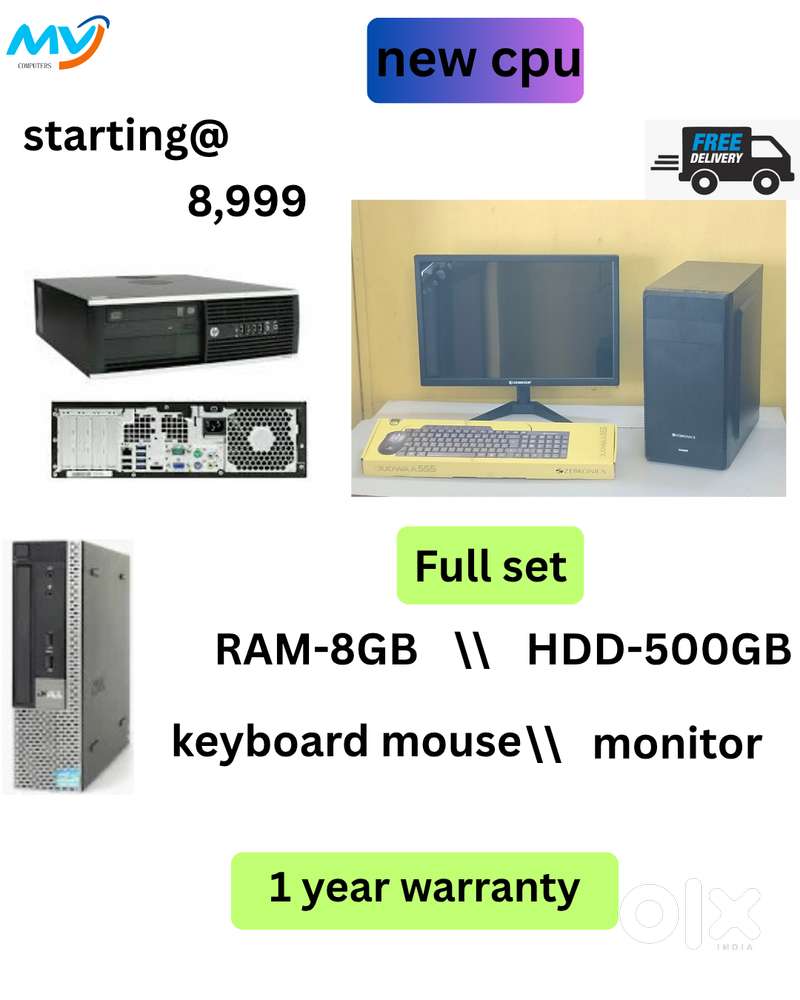 Branded Low Price  Full Set  Desktop Laptop Sales & Servi