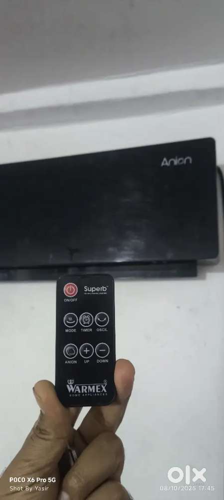 Warmex Anion wall heater