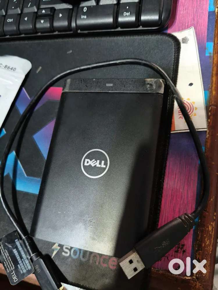Dell 1000gb usb 3.0 external hard drive new condition