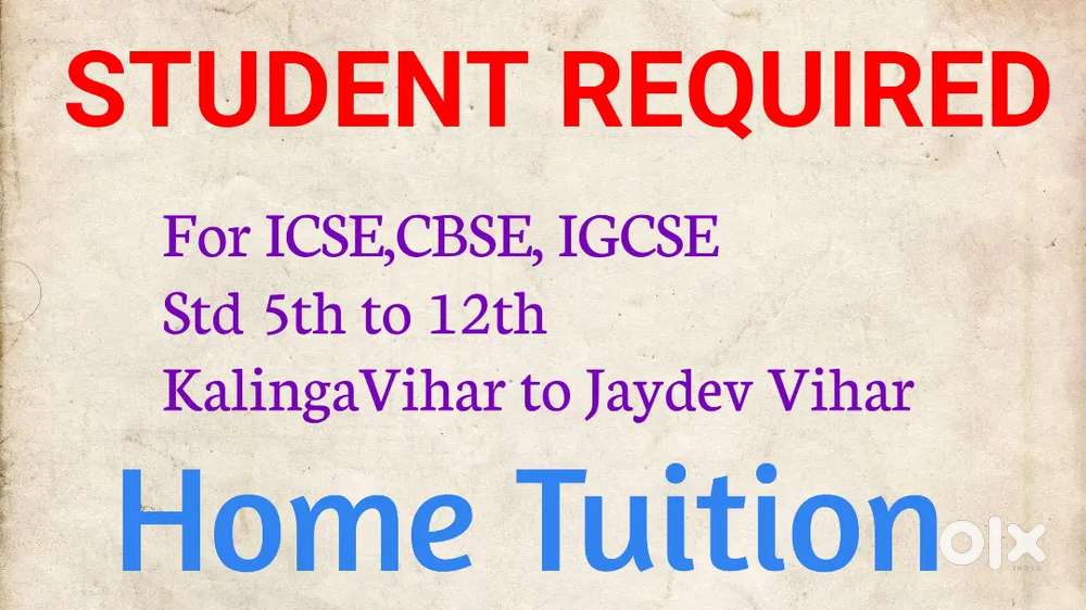 Tuition at your Home.