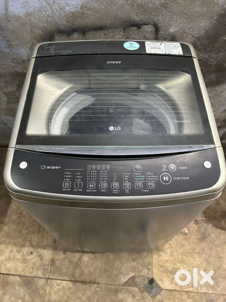 LG INVERTER , 9 Kg  with 1 year guarantee and 5 year warranty on bill