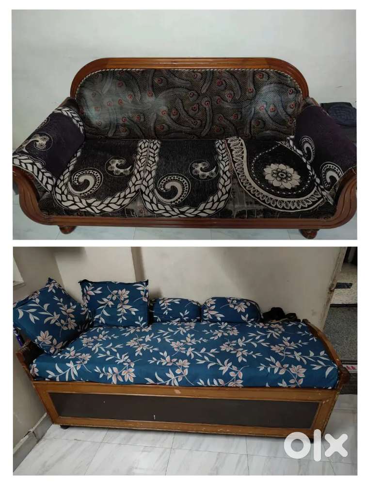 Wooden sofa