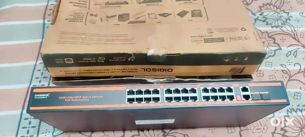 24 port poE GIGABIT ETHERNET SWITCH MODEL DG-GS1028PF-B