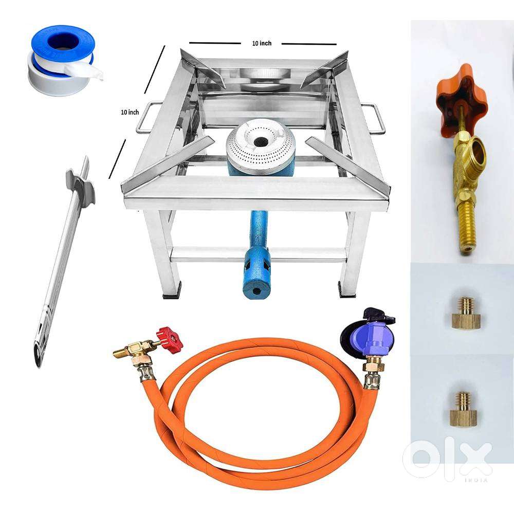 Single Burner Stainless Steel Manual Square Commercial Gas Stove/New