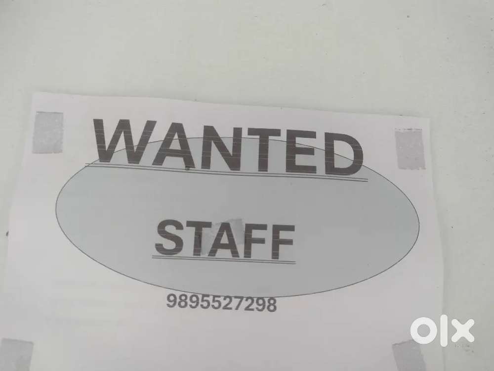 Wanted sales staff for furniture shop in Kariyamalayam Annur