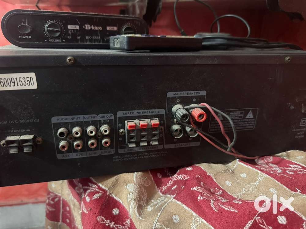 Music system with speakers