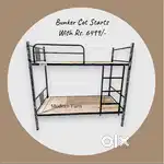 Steel Cot Bunker Bed Fancy Cot Bunker set #1254