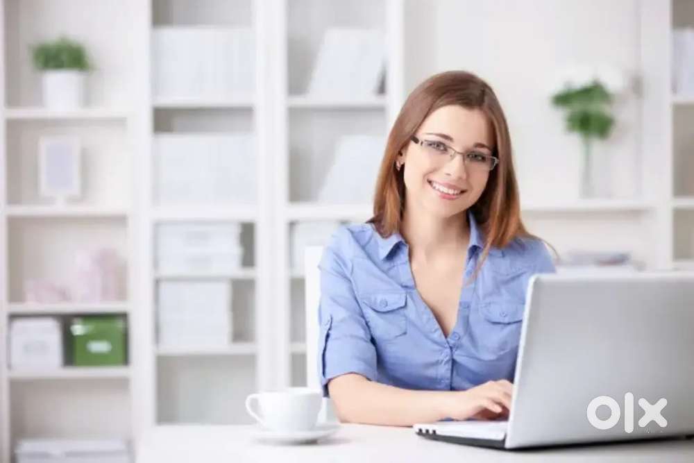 Office work receptionist job