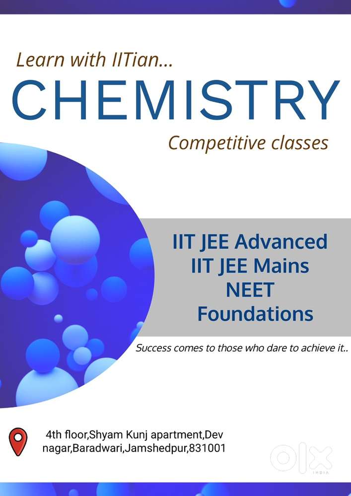 IIT/NEET Chemistry classes by an IITian