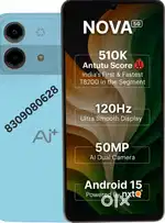Ai+ PULSE 4G 4GB+64GB 65OO/ NOVA(5G) 6GB+128GB 9OOO (1) YEAR WARRANTY
