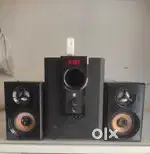Iball 2.1,heavy bass output home theatre with usb,aux,fm radio,