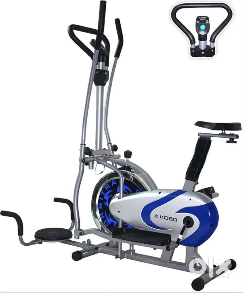 Kobo OB-3 Orbitrac Cross Trainer Multi Function 4 in 1, Steel Wheel