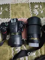 Nikkon d5600 dslr camera with telephoto lens 70-300
