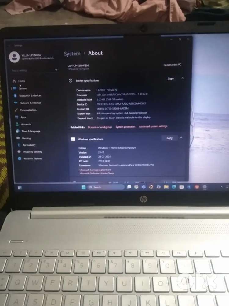 Laptop dall full condition