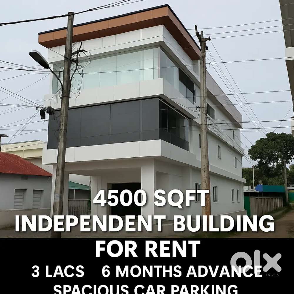 4500sqft Commercial Building (G+2)  For Stitching Unit/Gym/Institute
