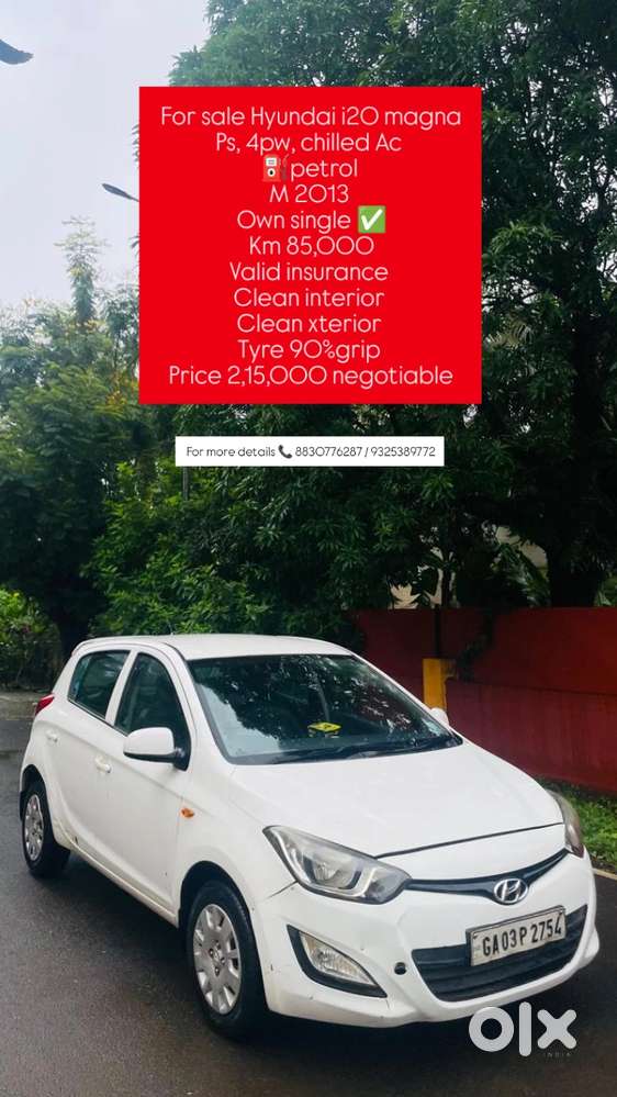 Hyundai i20 Magna Plus, 2013, Petrol