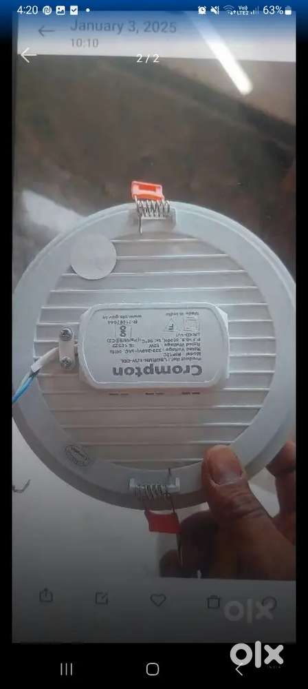 Crompton led panel ceiling light 12 watts