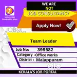 Team Leader - [399582]