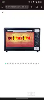 CROMA 63 LITRES OTG OVEN FOR ROASTING, BAKING, GRILLING, TOASTING