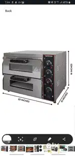 double deck electric oven for sale