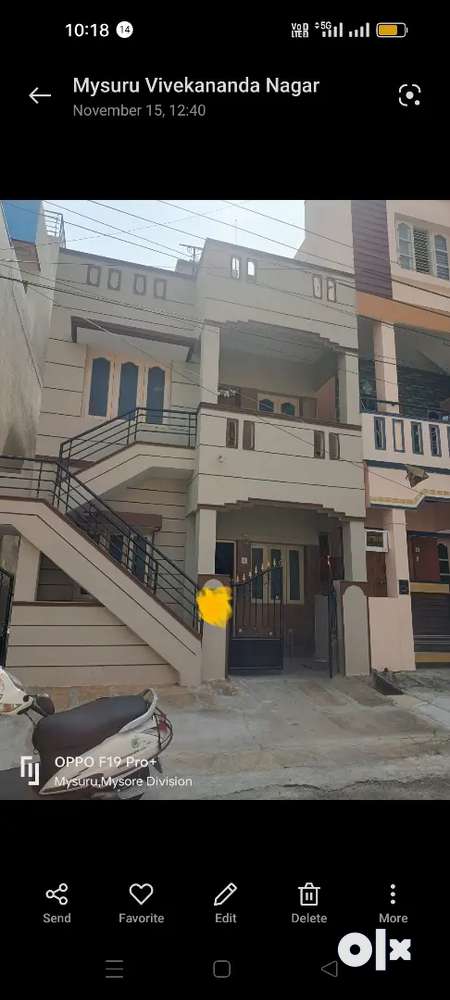 20/30 first floor ground floor house for sale kuvempu Nagar