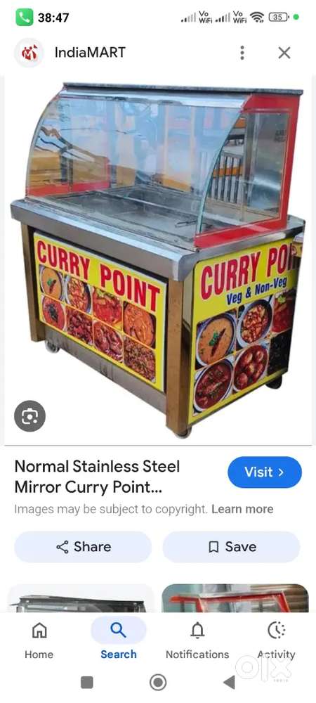 Curry point stall