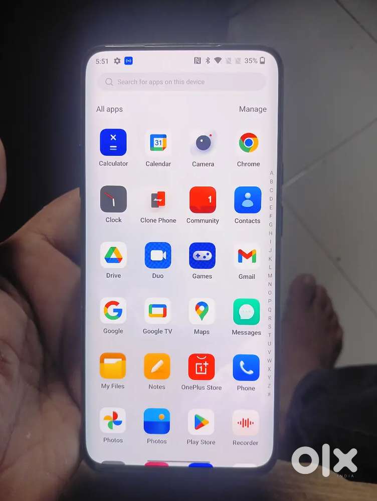 OnePlus 7 Pro with charger