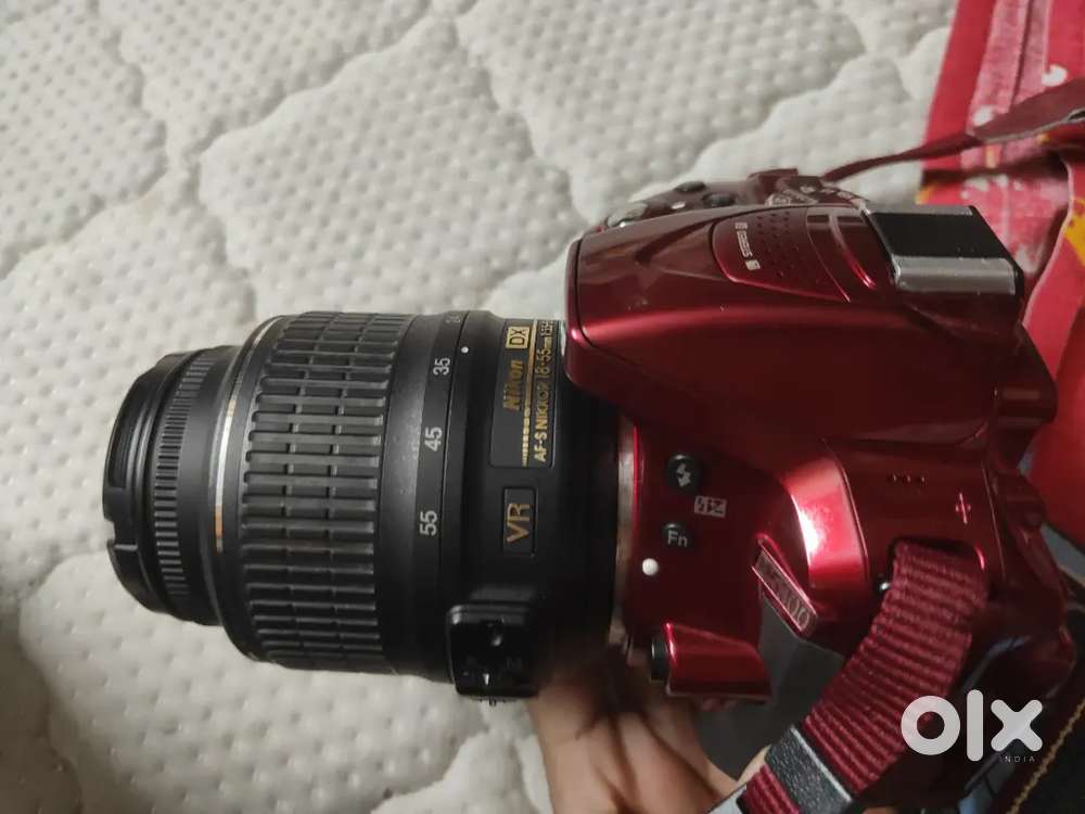 Nikon D5300 DSLR - Cherry Red Color 18-55 AF-S Nikkor lens