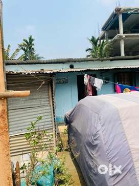 1/2 katha land and house with 5 rooms and bathroom