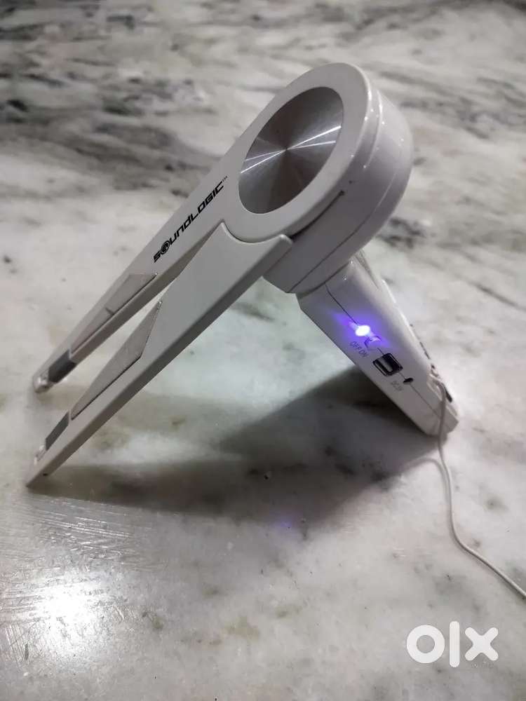 SoundLogic Portable Speaker + Foldable Mobile Stand (Working)
