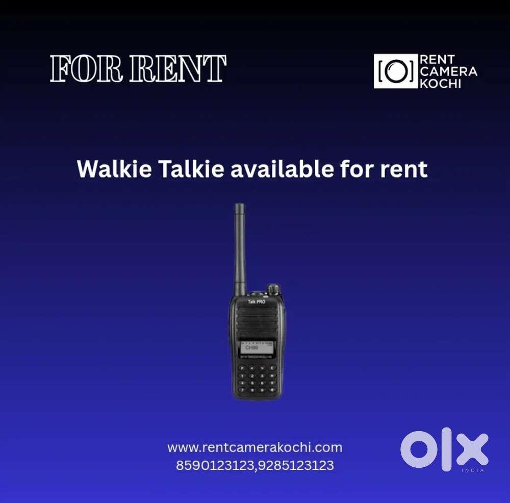 Walkie Talkie available for rent