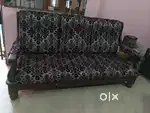 SOFA SET with 1 big and 2 small pieces