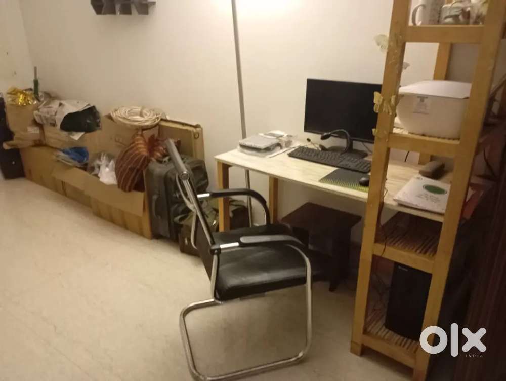 Computer table and chair