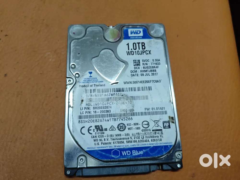 WD 1TB HARD DISK WD BLUE 2.5 HARD DISK LAPTOP HARD DISK WITH WINDOW 10