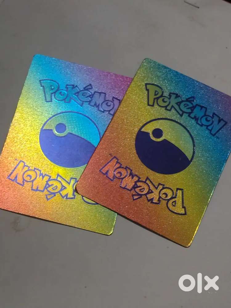 95 level Charizard /2 rainbow Pokemon cards