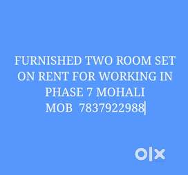 FURNISHED TWO ROOM SET IN PHASE 7 SECTOR 61